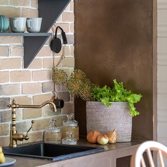 Смеситель для кухни Paini Duomo 88F3572KM, бронза - фото 8