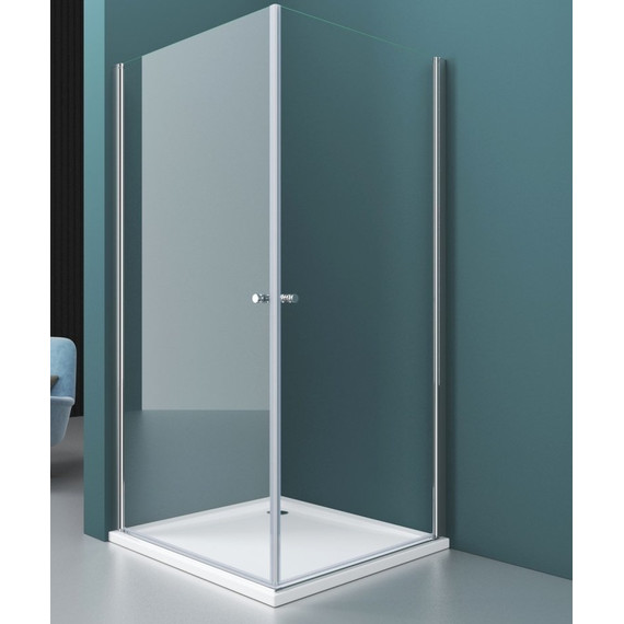 Душевое ограждение BelBagno 70x70 см ETNA-A-2-70-C-Cr, хром/прозрачное - фото 