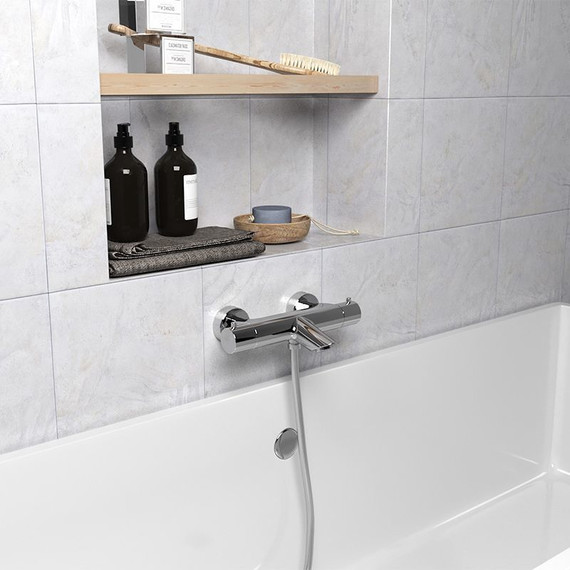 Смеситель для ванны с термостатом Paini Cox 78CR111TH, хром - фото 2