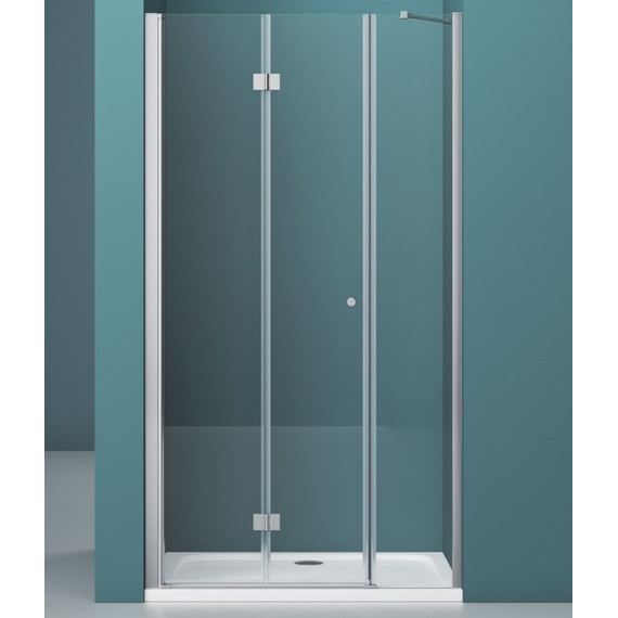 Душевая дверь BelBagno 200 см ALBANO-BS-13-100+100-C-Cr, хром/прозрачное - фото 
