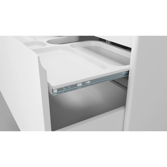 Тумба подвесная с раковиной Velvex Klaufs 80 см tpKLA.80.2Y-616.216, белый глянец - фото 8