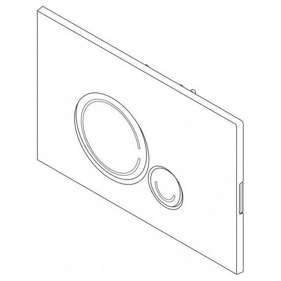 Кнопка смыва BelBagno Sfera BB014-SR-BIANCO, белый - фото 4