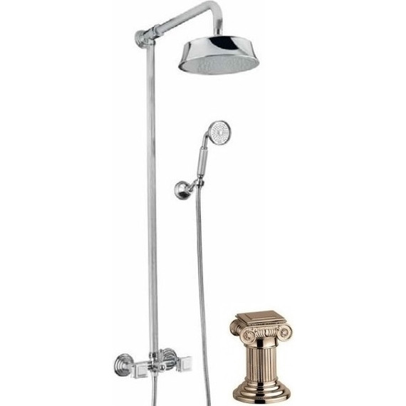 Душевая стойка Cezares OLIMP-CD-02-O, бронза, Цвет производителя: бронза - фото 