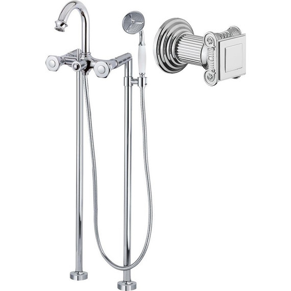 Смеситель для ванны Cezares APHRODITE-VDP-01-O, Цвет производителя: хром - фото 