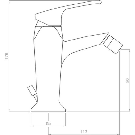 Смеситель для биде Cezares LEGEND-BSM2-03/24, золото, Цвет производителя: золото - фото 2
