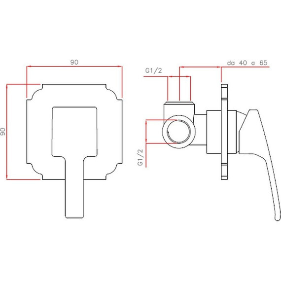 Смеситель для душа Cezares LEGEND-DIM-01, Цвет производителя: хром - фото 2