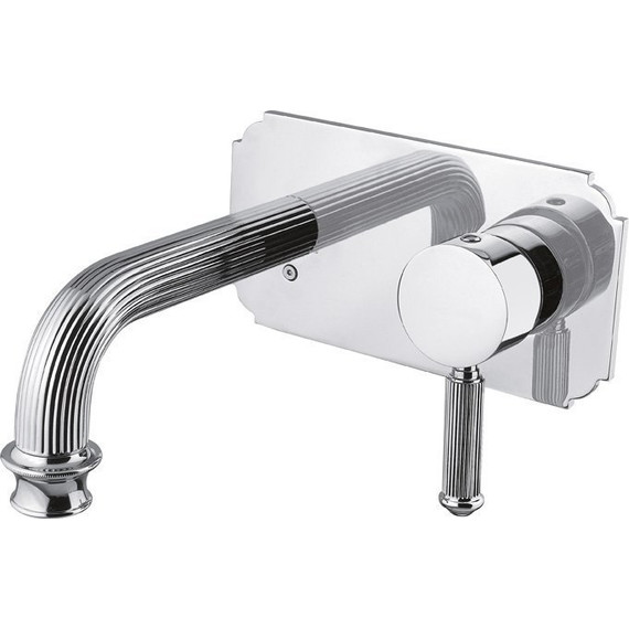 Смеситель для раковины настенный Cezares OLIMP-BLSM2-01-L, Цвет производителя: хром - фото 