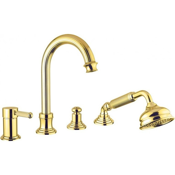 Смеситель для ванны Cezares OLIMP-BVDM-03/24-L, золото, Цвет производителя: золото - фото 