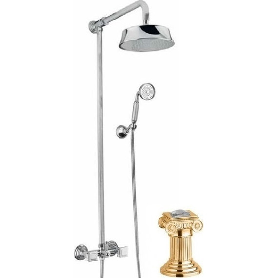 Душевая стойка Cezares OLIMP-CD-03/24-Sw, золото, Цвет производителя: золото - фото 