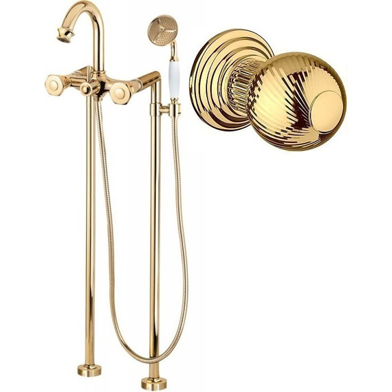 Смеситель для ванны Cezares APHRODITE-VDP-03/24-M, золото, Цвет производителя: золото - фото 