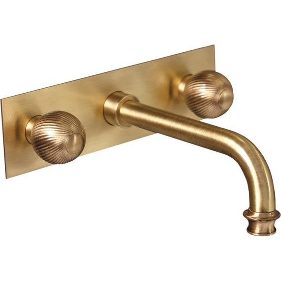 Смеситель для раковины настенный Cezares APHRODITE-BLS2-02-M, бронза - фото 
