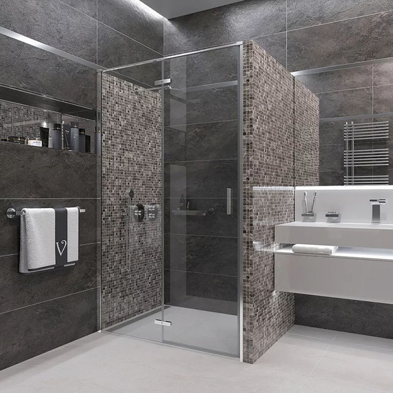 Душевая дверь Veconi Vianno 120 см VN73-120-01-C4, хром/прозрачное - фото 3