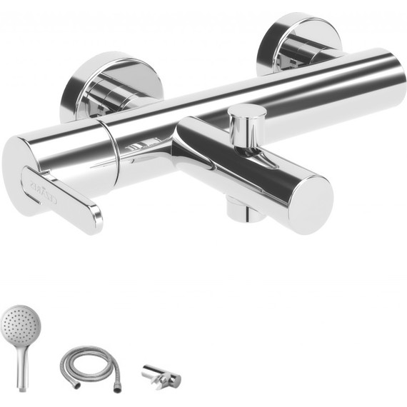 Смеситель для ванны Cezares LEAF-VD-01, Цвет производителя: хром - фото 