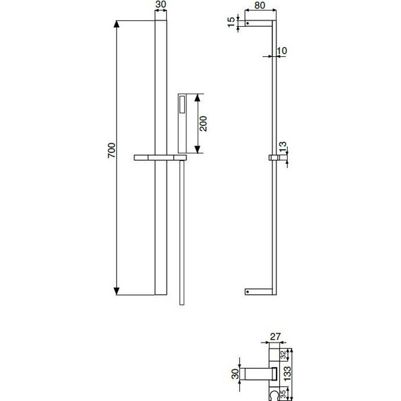 Душевой гарнитур Cezares CZR-L-SD-01 - фото 2