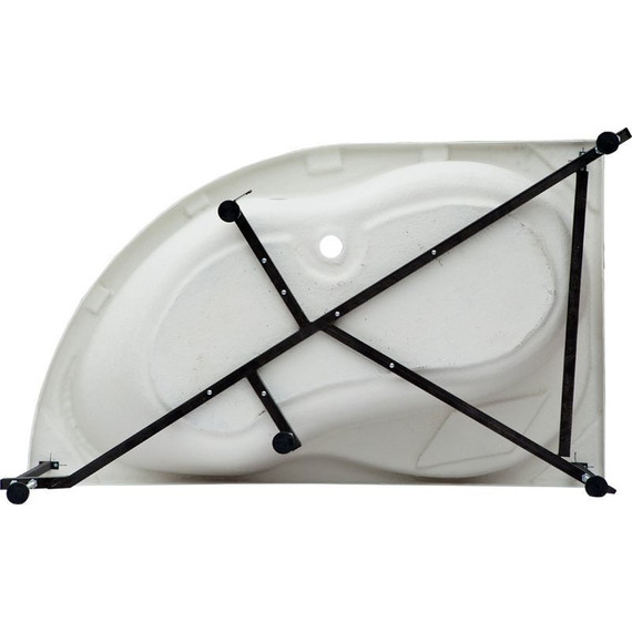 Ванна акриловая Aquanet Graciosa 150x90 см 203941 R - фото 12