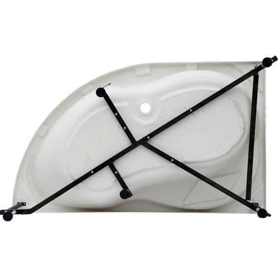 Ванна акриловая Aquanet Jamaica 160x100 см 203987 R - фото 21