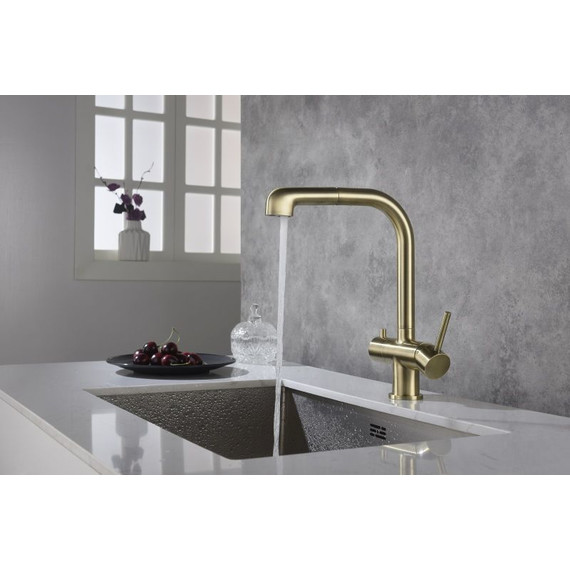 Смеситель для кухни Timo Saona 2346/02FL, антик - фото 4