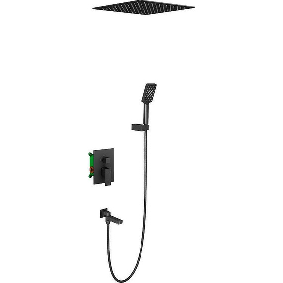 Душевая система для ванны Timo Selene SX-2039/03SM, черный матовый - фото 