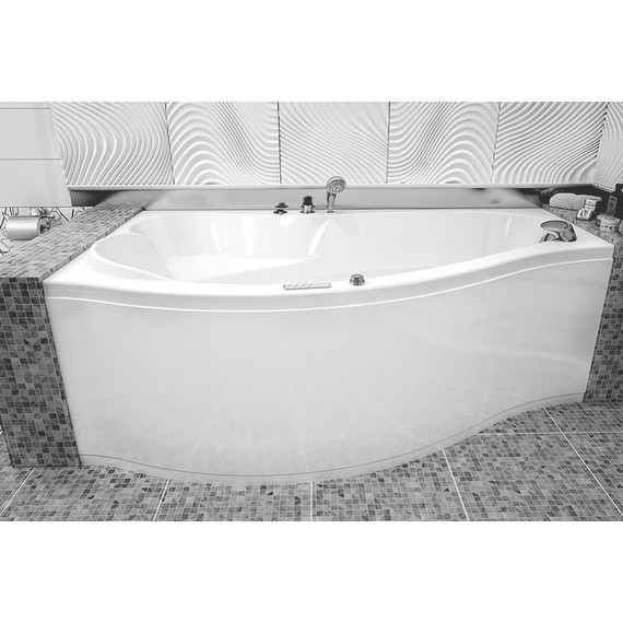 Ванна акриловая Aquanet Palma 170x100 см 204022 L - фото 9