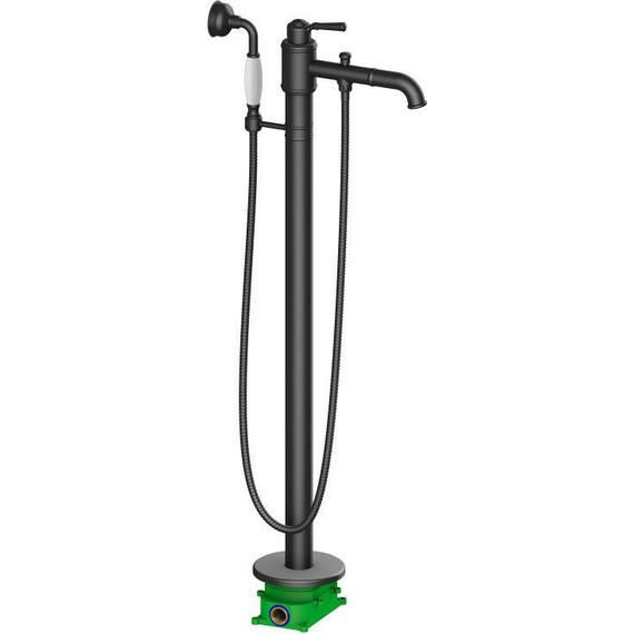 Смеситель для ванны Timo Arisa 5300/03Y-CR, черный матовый - фото 