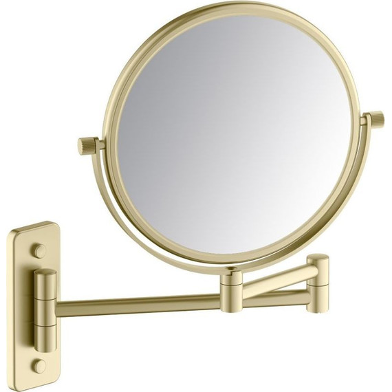 Зеркало косметическое настенное Timo Selene 17076/17, цвет золото матовое - фото 