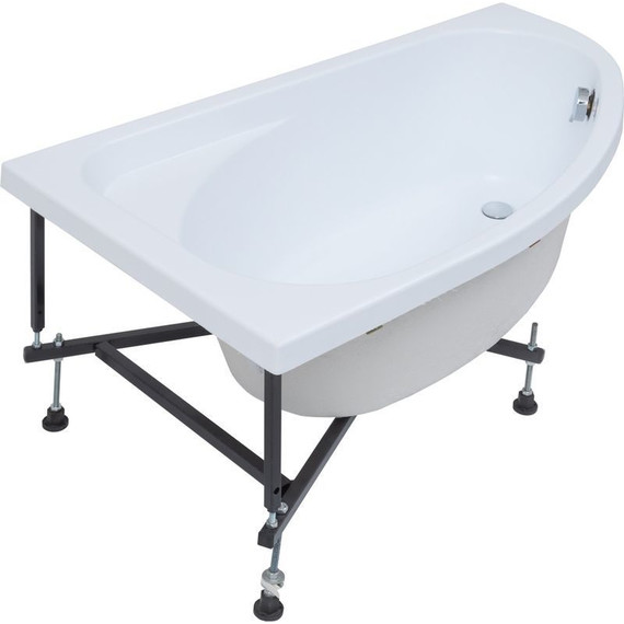 Ванна акриловая Aquanet Mia 140x80 см 246496 L - фото 6