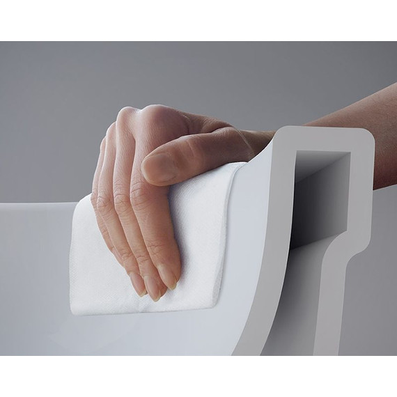 Унитаз-компакт безободковый VitrA Sento Open-Back 9830B003-7204 с крышкой микролифт - фото 3