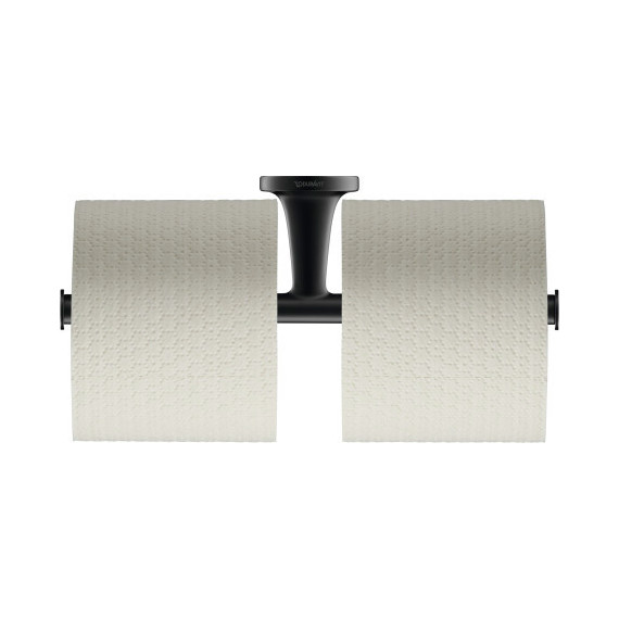 Держатель для туалетной бумаги Duravit Starck T 0099384600, чёрный матовый - фото 2