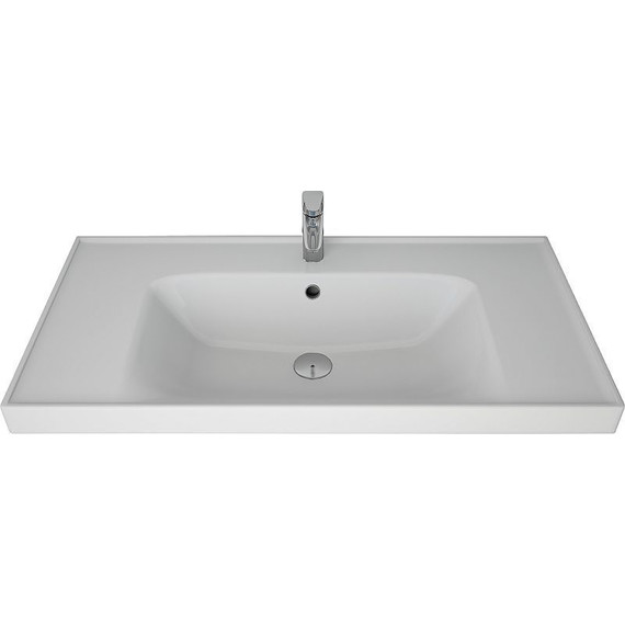 Тумба напольная с раковиной Dreja Grace Plus 90 см 99.0906, белый глянец - фото 5