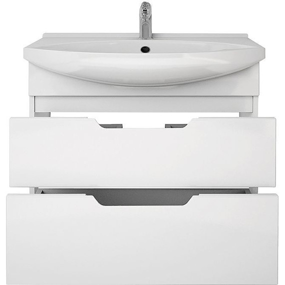 Тумба напольная с раковиной Dreja Laguna Plus 75 см 99.0106, белый глянец (раковина Лагуна) - фото 9