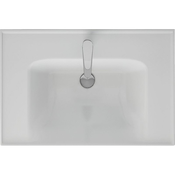 Тумба подвесная с раковиной Dreja Prime 70 см 99.9301, белый глянец - фото 16