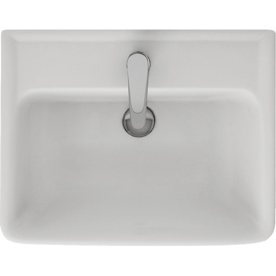 Тумба напольная с раковиной Dreja Q Plus 55 см 99.0008, белый глянец - фото 8