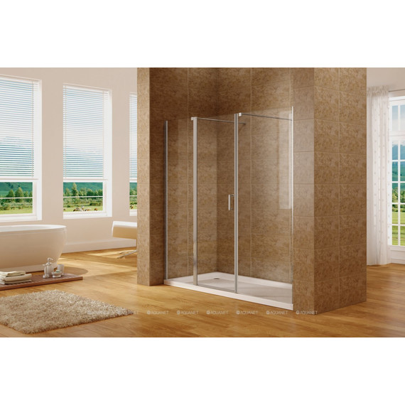 Душевая дверь Aquanet Cinetic AE12-N-120H190U-CT+AE12-F-90H190U-CT 210 см, хром/прозрачное - фото 3