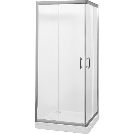 Душевое ограждение Aquanet Alfa Cube NAA1142 90x90 см, хром/прозрачное - фото 