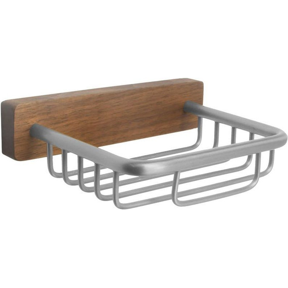 Мыльница Bronze de luxe Forest 10703C, цвет орех/хром матовый - фото 