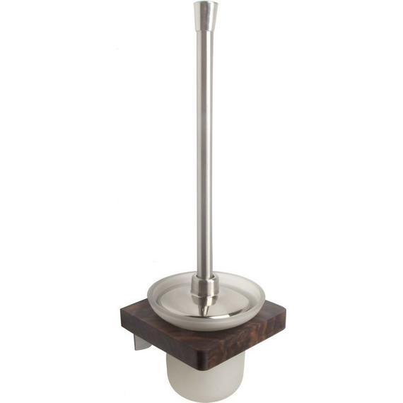 Ёршик для унитаза Bronze de luxe Forest 10706C, цвет орех/хром матовый - фото 