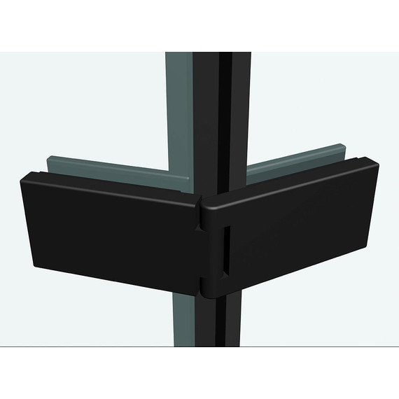 Душевое ограждение Abber Ewiges Wasser 80х80 см AG05080B, черный/прозрачное - фото 5