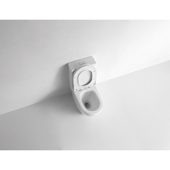 Унитаз-компакт CeramaLux NS-2176 с крышкой микролифт, Цвет производителя: белый - фото 9