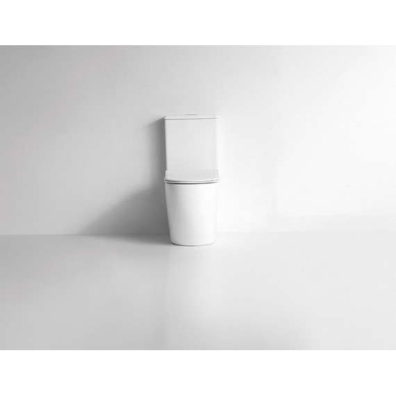 Унитаз-компакт CeramaLux NS-2176 с крышкой микролифт, Цвет производителя: белый - фото 5