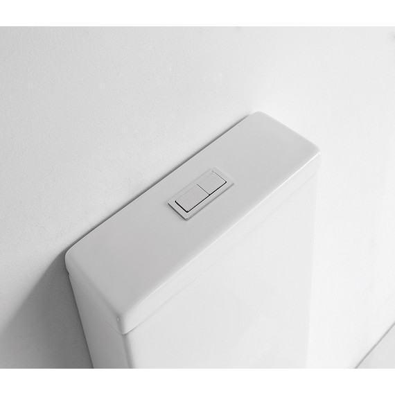 Унитаз-компакт CeramaLux Rimless NS-2170 с крышкой микролифт, Цвет производителя: белый - фото 4