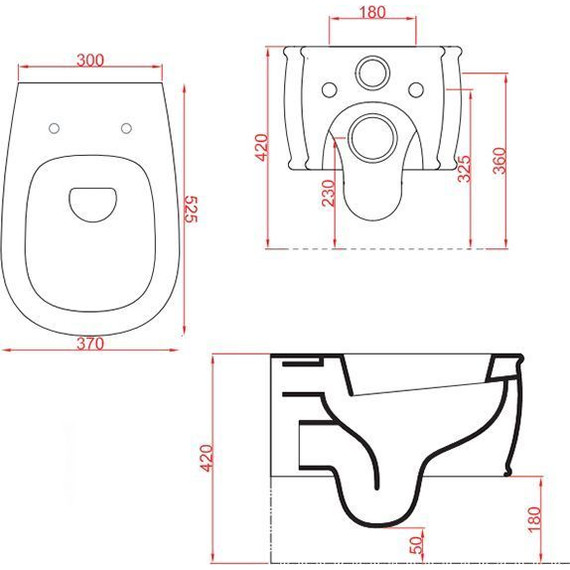 Унитаз подвесной безободковый ArtCeram Atelier ATV001 17 00, чёрный матовый, Цвет производителя: чёрный матовый - фото 3