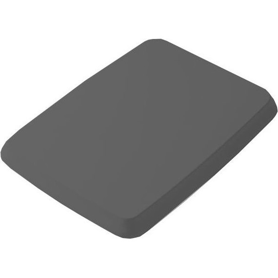 Сиденье с крышкой для унитаза Artceram Civitas микролифт CIA010 03 71 nero/cr - фото 