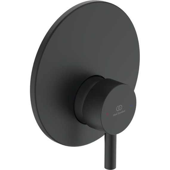 Смеситель для душа Ideal Standard Silk Black Ceraline A6940XG, черный матовый (со скрытой частью) - фото 