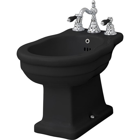 Биде напольное ArtCeram Hermitage HEB002 03 00 nero, чёрный - фото 