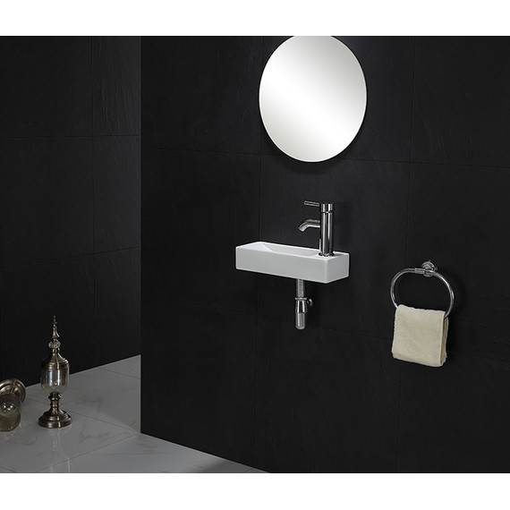 Раковина подвесная CeramaLux N 38 см 9048FL - фото 3