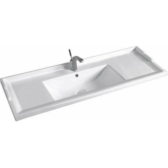 Раковина врезная на столешницу CeramaLux N 120 см NYJ840-120 - фото 