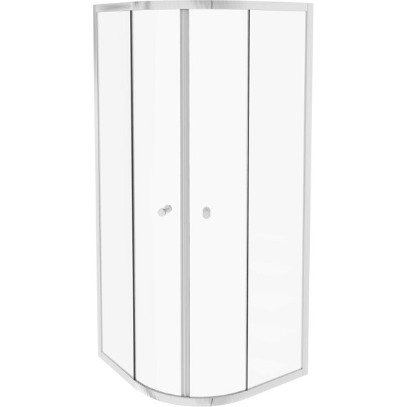 Душевое ограждение Jacob Delafon Serenity 80х80 см E14R80-GA, хром/прозрачное - фото 