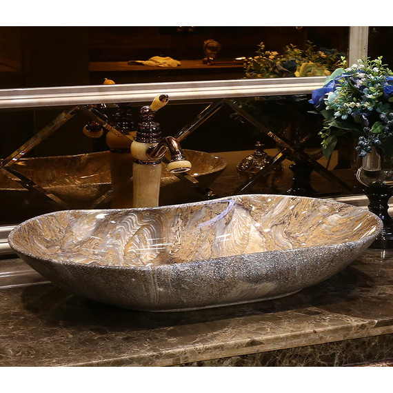 Раковина-чаша CeramaLux MNC 66 см 503 - фото 2