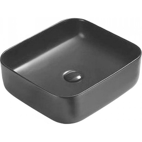 Раковина-чаша CeramaLux NC 39 см 2106, черный матовый - фото 
