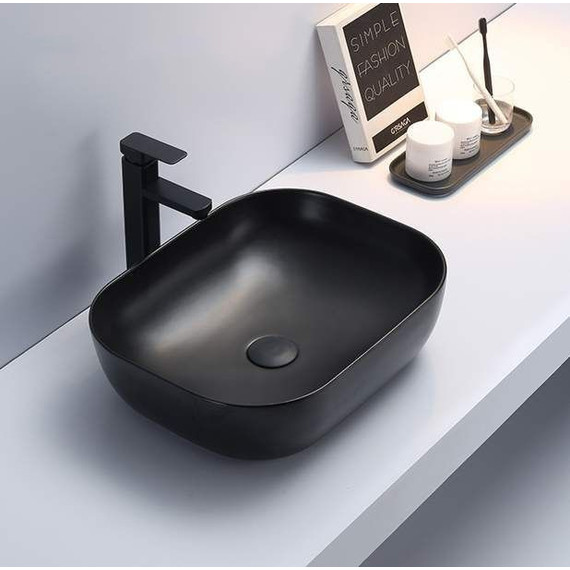 Раковина-чаша CeramaLux NC 49 см 78104MB, черный матовый - фото 2